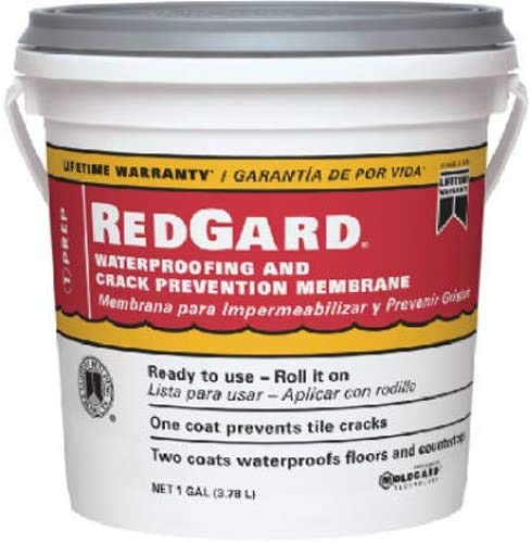 RedGard BLDG PRODUCTS LQWAF1-2 Redgard Waterproofing, 1 gal (Three Pack)